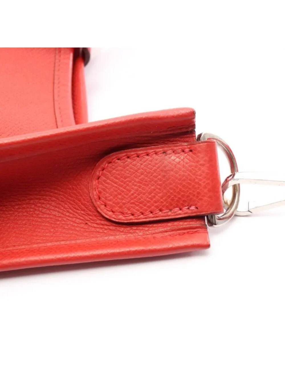 Hermes Shoulder Bag Evelyne 2 PM Rouge Casac Leather
